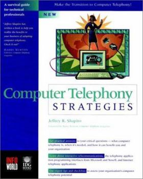 Paperback Computer Telephony Strategies Book