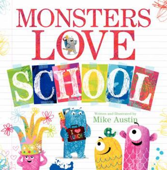 Hardcover Monsters Love School Book