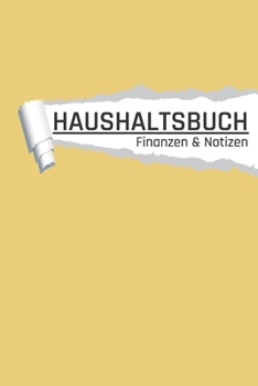 Haushaltsbuch: Farbe: Pastel Gelb I Einnahmen und Ausgaben planen und sparen I DIN A5 I 120 Seiten I Undatiert I 52 Wochen I Fixkosten I Bilanz I Finanzplaner