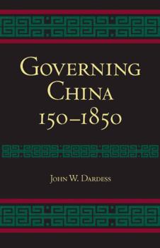 Paperback Governing China: 150-1850 Book