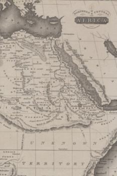 1815 Map of Northern and Central Africa : A Poetose Notebook / Journal / Diary (50 Pages/25 Sheets)