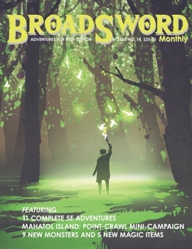 Paperback BroadSword Monthly #14: Adventures for Fifth Edition Book