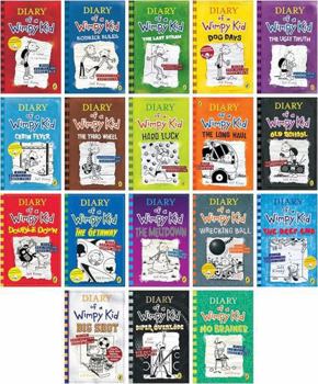 Diary of a Wimpy Kid 1–18 Book Collection by Jeff Kinney – Complete Box Set for Kids