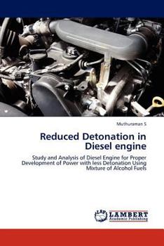 Paperback Reduced Detonation in Diesel engine Book