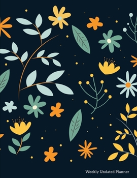 Weekly Undated Planner: 2 Year Weekly No Date Planner With To Do List And Habit Tracker, 2020 2021 ,size 8.5 X 11"