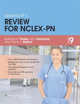 Paperback Lippincott's Review for NCLEX-PN Book