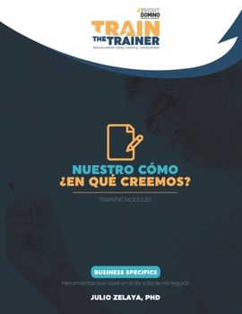 Paperback Nuestro cómo: Train the Trainer Training Modules [Spanish] Book