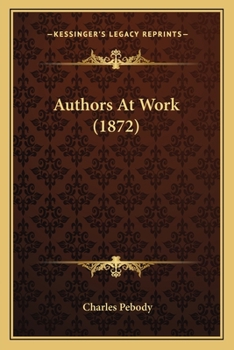 Paperback Authors At Work (1872) Book