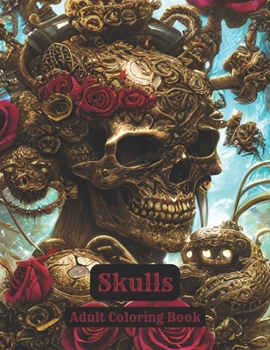 Paperback Skulls: Adult Coloring Book