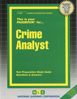 Spiral-bound Crime Analyst: Passbooks Study Guide Book