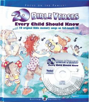 Hardcover 20 Bible Verses Every Child Should Know [With] Music CD Book