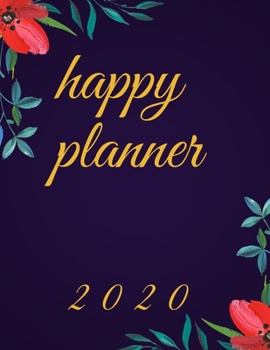 Paperback happy planner 2020: Planner and calendar, gift Agenda, Page a Day 2020, Schedule Organizer Planner (2020 Diary Day Per Page)365 Day Tabbed Book