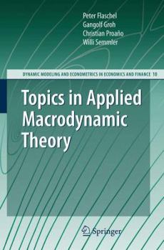 Paperback Topics in Applied Macrodynamic Theory Book