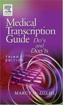 Paperback Medical Transcription Guide: Do's and Dont's Book