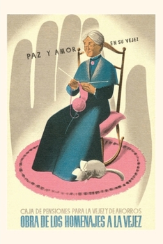 Paperback Vintage Journal Poster Saluting Old People Book