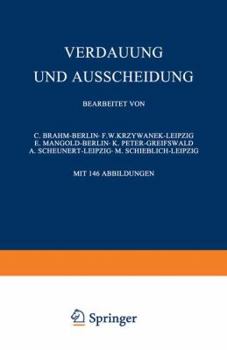 Paperback Verdauung Und Ausscheidung [German] Book