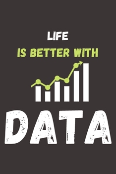 Paperback Excuse Me While I Think About Data: College Ruled Notebook To Write in - Funny Humorous Gifts For Accountants, Office Workers and Data Analysts Book