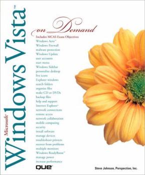 Paperback Microsoft Windows Vista on Demand Book