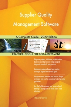 Paperback Supplier Quality Management Software A Complete Guide - 2020 Edition Book