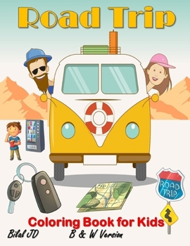 Paperback Road Trip Coloring Book: Activity Books For Teenagers Book