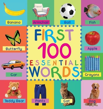 Hardcover First 100 Essential Words [Large Print] Book