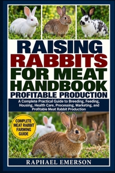 RAISING RABBITS FOR MEAT HANDBOOK: PROFITABLE PRODUCTION: A Complete Practical Guide to Breeding, Feeding, Housing, Health Care, Processing, Marketing, and Profitable Meat Rabbit Production