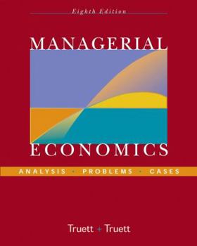 Hardcover Managerial Economics: Analysis, Problems, Cases Book