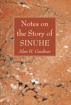 Paperback Notes on the Story of Sinuhe Book