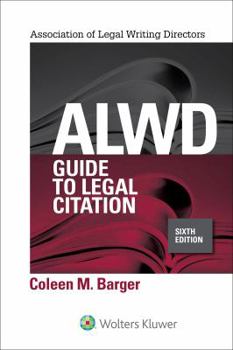 Spiral-bound Alwd Guide to Legal Citation Book