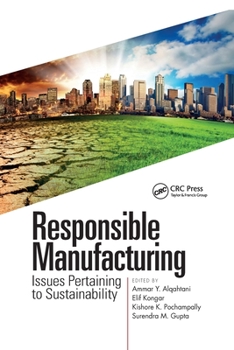 Paperback Responsible Manufacturing: Issues Pertaining to Sustainability Book