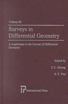 Paperback Surveys in Differential Geometry (Surveys in Differential Geometry) vol.3 Book