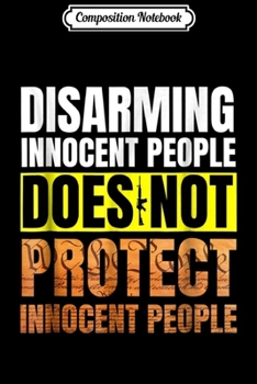 Composition Notebook: 2nd Second Amendment Pro-gun for Men or Women Journal/Notebook Blank Lined Ruled 6x9 100 Pages