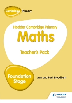 Paperback Hodder Cambridge Primary Maths Teacher's Pack Foundation Stage Book