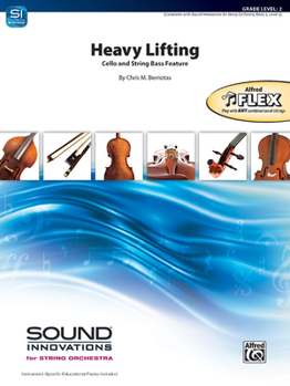 Paperback Heavy Lifting: Cello and String Bass Feature, Conductor Score & Parts Book
