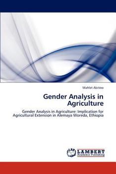 Paperback Gender Analysis in Agriculture Book