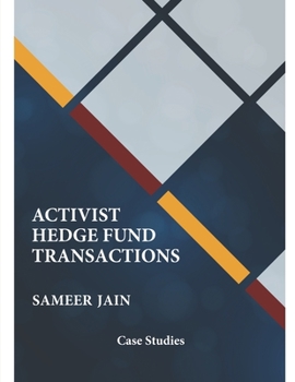 Paperback Activist Hedge Fund Transactions Book