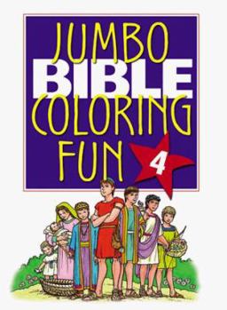 Paperback Jumbo Bible Coloring Fun Book