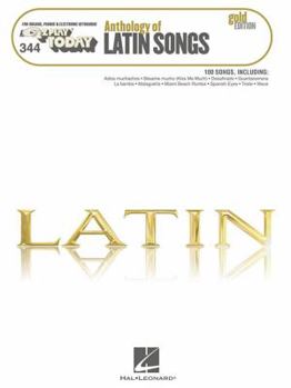 Paperback Anthology of Latin Songs - Gold Edition: E-Z Play Today Volume 344 Book