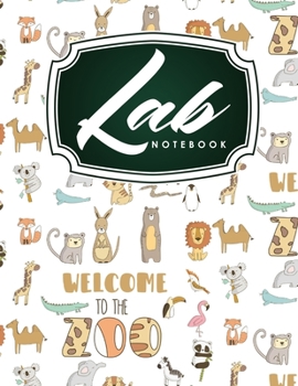 Paperback Lab Notebook: Chemistry Laboratory Notebook for Science Student, Research, College, Hypotheses, Experiments and Initial Analysis, Cu Book