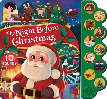 Board book The Night Before Christmas 10-Button Sound Book