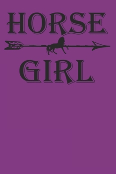 Paperback Horse Girl: Notebook For Horse Lovers College Ruled Lined Book