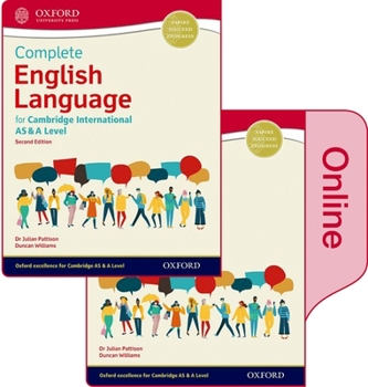 Paperback English Language for Cambridge International as & a Level: Print & Online Student Book Pack Book