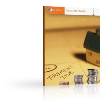 Paperback Lifepac Consumer Math Fractions, Decimals & percent (Unit 2) Book