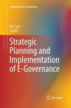 Paperback Strategic Planning and Implementation of E-Governance Book