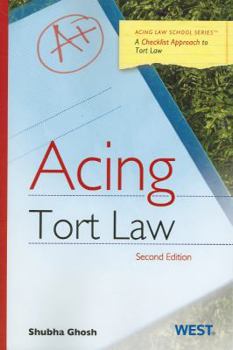 Paperback Acing Tort Law Book