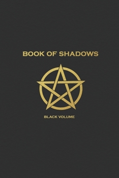 Paperback Book of Shadows: Black Volume: A Blank Lined Journal Book