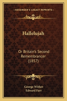 Paperback Hallelujah: Or Britain's Second Remembrancer (1857) Book