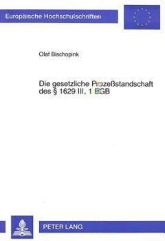 Paperback Die Gesetzliche Prozeßstandschaft § 1629 III, 1 Bgb [German] Book