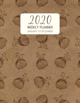 2020 Weekly Planner January to December: Dated Diary With To Do Notes & Inspirational Quotes - Kettle Drum (Vintage Music Calendar Planners)