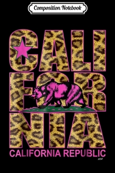 Paperback Composition Notebook: Cheetah Pink California Republic Journal/Notebook Blank Lined Ruled 6x9 100 Pages Book